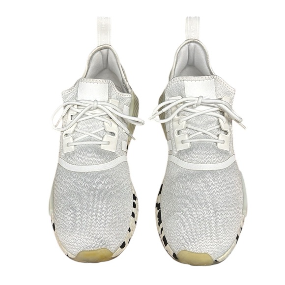 Adidas Originals NMD R1 White Black Speckled Camo #GZ4307 Shoes Men's Size 12 - Picture 10 of 15